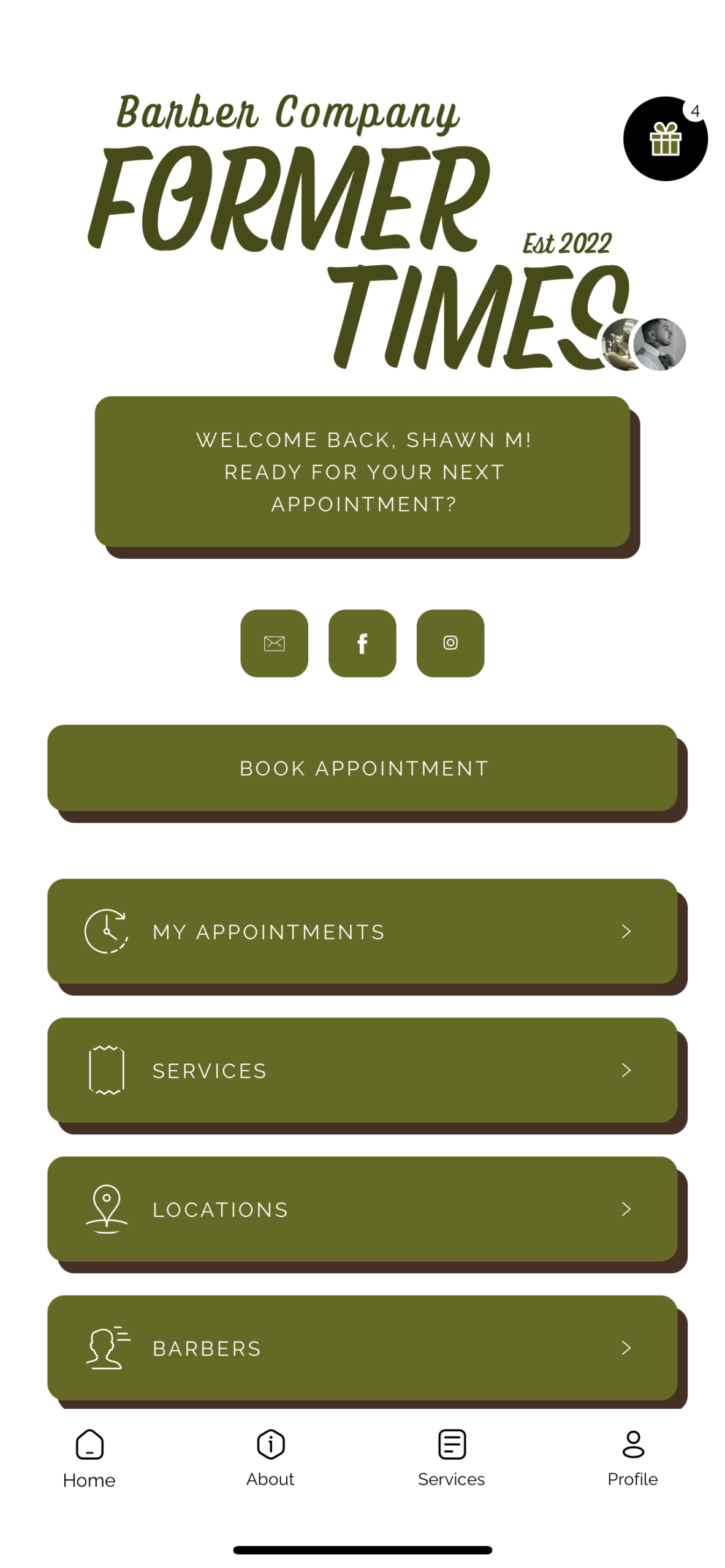 Custom brand app preview
